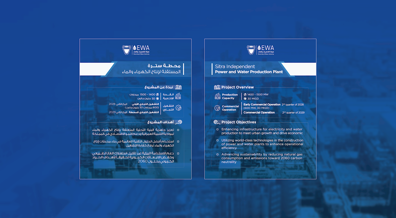 رئيس هيئة الكهرباء والماء: طرح مناقصة دولية لمشروع إنشاء محطة سترة المستقلة لإنتاج الكهرباء والماء