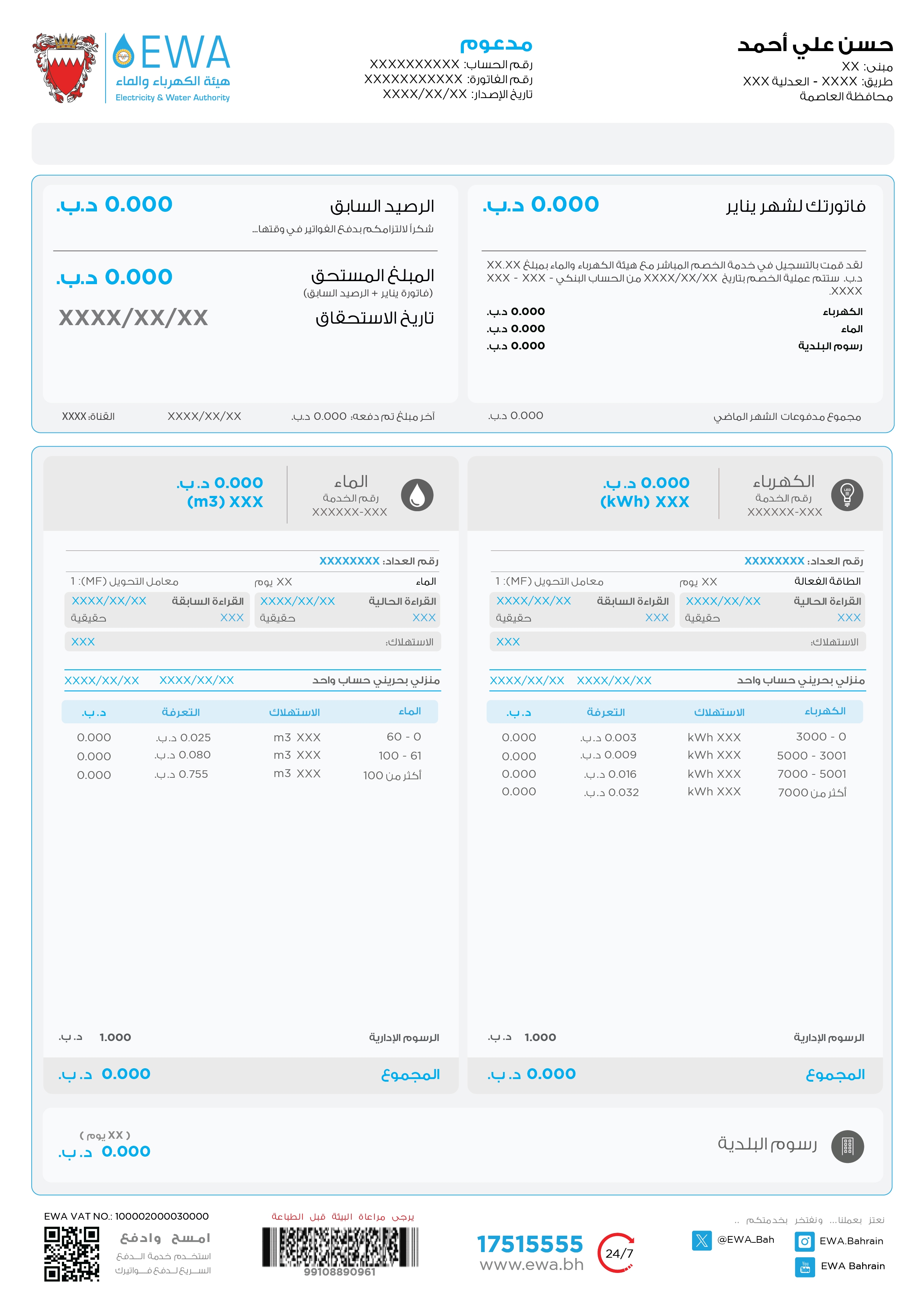 تعرّف على فاتورتك 