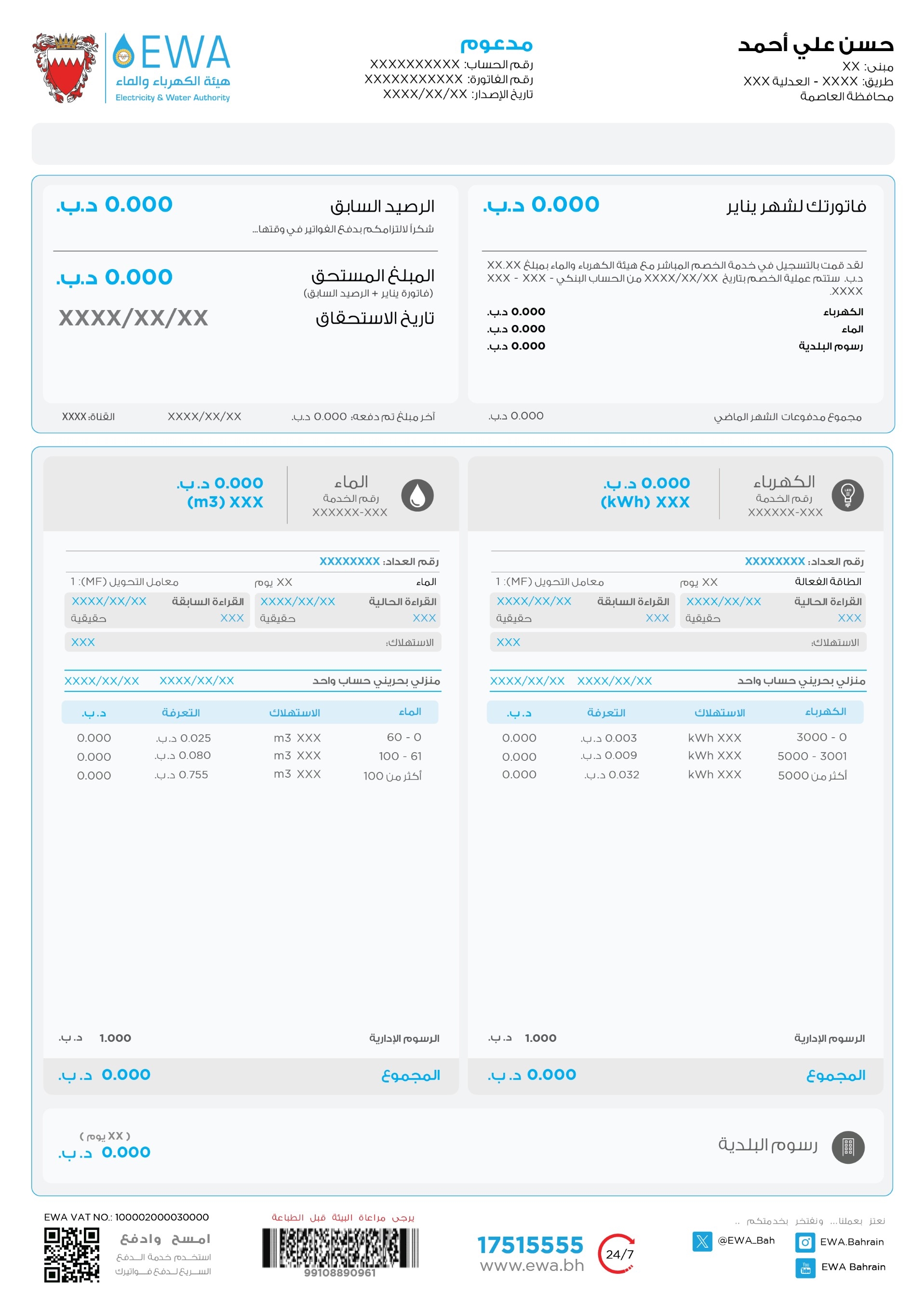 تعرّف على فاتورتك 